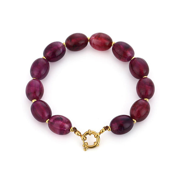 By Have a Pico - Armband kralen - Bordeaux