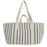 By Have a Pico - Beachbag - Streep - Naturel - Blauw