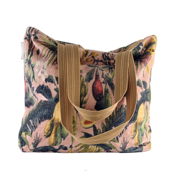 GoRound - Shopper - Bloem - Velvet - Roze