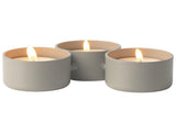Gusta - Theelichthouder Set - Offwhite