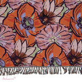 Imbarro - Plaid - Multicolour - Oranje