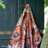 Imbarro - Plaid - Multicolour - Oranje