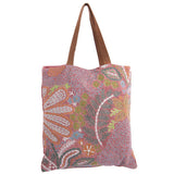 Imbarro - Shopper - Bloem - Velvet - Oudroze