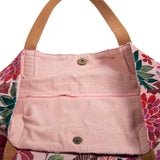Imbarro - Shopper - Bloem - Velvet - Roze