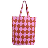 Kado Design - Shopper - Wieberruit - Roze - Bruin