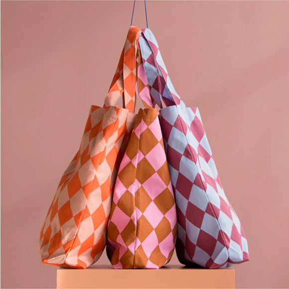 Kado Design - Shopper - Wieberruit - Roze - Bruin