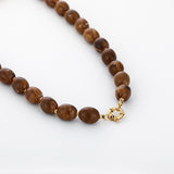 By Have a Pico- Ketting kralen - Bruin