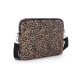 By Have a Pico - Laptop/iPad tas- Leopard - Zwart - Bruin