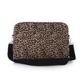 By Have a Pico - Laptop/iPad tas- Leopard - Zwart - Bruin