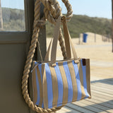 Lot83- Shopper streep - Zand - Blauw