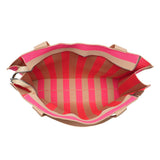 Lot83- Shopper streep - Zand - Roze