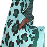 Lot83- Shopper streep - Panter - Aqua - Groen