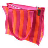 Lot83- Shopper streep - Oranje-Roze