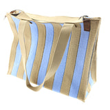 Lot83- Shopper streep - Zand - Blauw