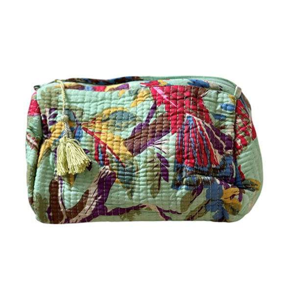 By Have a Pico - Make-up/toiletttasje  - Bloem - Groen