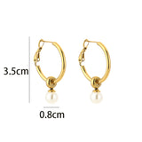 By Have a Pico - Oorbellen zoetwaterparel - Goud