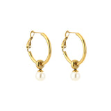 By Have a Pico - Oorbellen zoetwaterparel - Goud