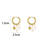 By Have a Pico - Oorbellen zoetwaterparel - Goud