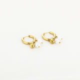 By Have a Pico - Oorbellen zoetwaterparel - Goud