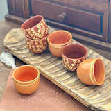 Pomax - Mokjes Romance Set  - Terracotta - Geel