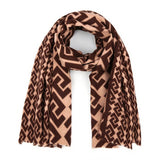 By Have a Pico - Sjaal figuratief - Bruin