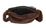 By Have a Pico - Schoudertas - Faux fur - Browny