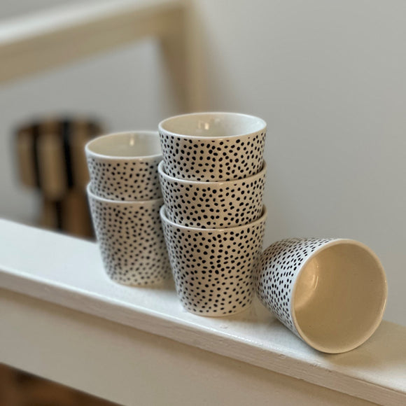 By Have a Pico - Mokjes Set van 6 - Zwart/wit