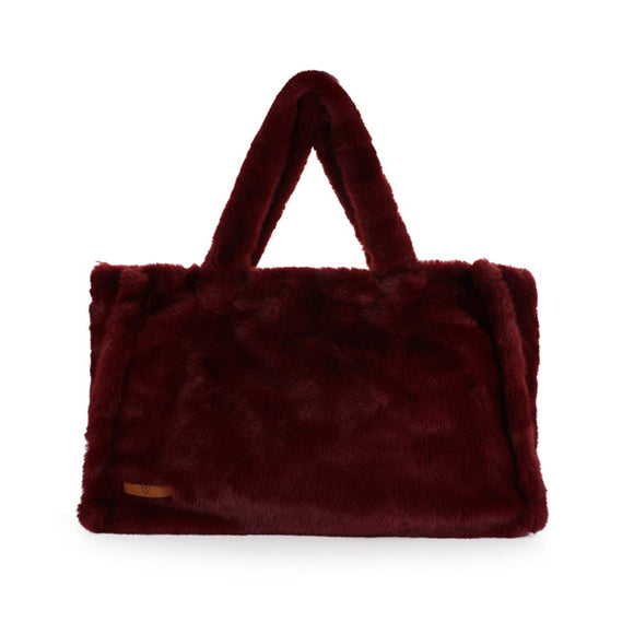By Have a Pico - Shopper - Faux fur - Bordeaux