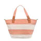 By Have a Pico - Strandtas - Streep - Naturel - Oranje