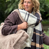 By Have a Pico - Sjaal ruit - Naturel