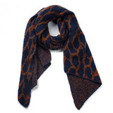 By Have a Pico - Sjaal panter - Blauw - Bruin