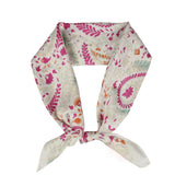 By Have a Pico - Sjaal zijde-look - Naturel - Roze