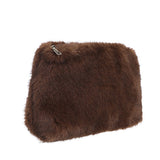 By Have a Pico - Make-up/toilettasje - faux fur - Bruin