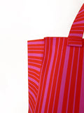 Wauw- Shopper streep - Roze - Oranje