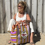 Wauw - Strandtas - Streep - Multicolour