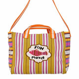 Wauw - Strandtas - Streep - Multicolour