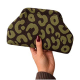 Wauw- Etui/Make-up tasje - Bruin - Groen