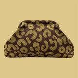 Wauw- Etui/Make-up tasje - Bruin - Groen