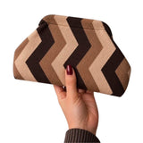 Wauw- Etui/Make-up tasje - Bruin - Camel - Naturel