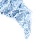 By Have a Pico -Driehoeksjaal knitted - Lichtblauw