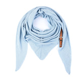 By Have a Pico -Driehoeksjaal knitted - Lichtblauw