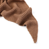 By Have a Pico -Driehoeksjaal knitted - Camel