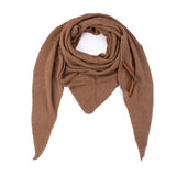 By Have a Pico -Driehoeksjaal knitted - Camel