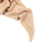 By Have a Pico -Driehoeksjaal knitted - Khaki