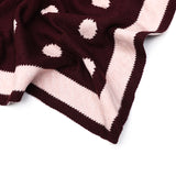 By Have a Pico - Driehoeksjaal dots - Burgundy