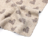 By Have a Pico - Driehoeksjaal hartjes - Taupe
