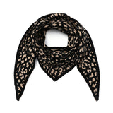 By Have a Pico - Driehoeksjaal leopard - Camel - Zwart