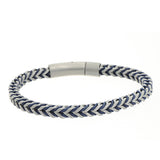 By Have a Pico - Armband gevlochten metaal - Blauw