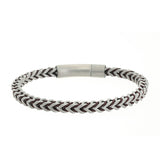 By Have a Pico - Armband gevlochten metaal - Bruin