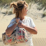 Wauw - Shopper/weekendtas - Bloem - Naturel